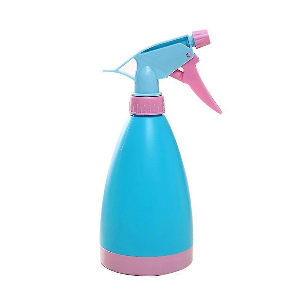 Flowers Plants Watering Spray Pot Can Hand Trigger Bottle Nozzle Kettle for Home Office(Blue)