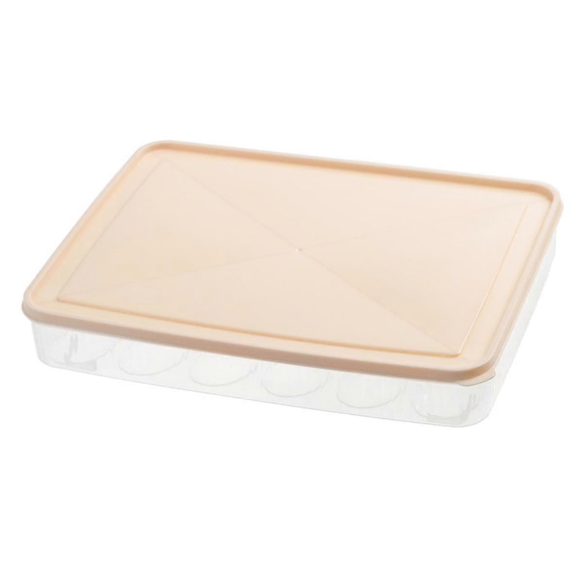 Refrigerator storage box, raised bottom design, non-slip