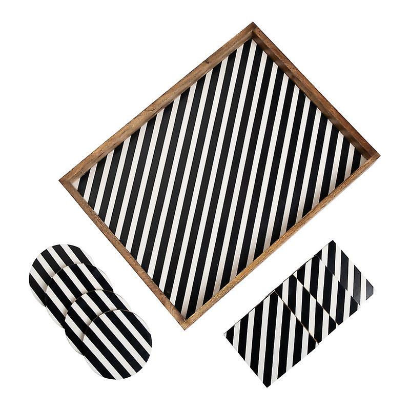 Penguin Home® Set of Serving Tray & 8 Coasters