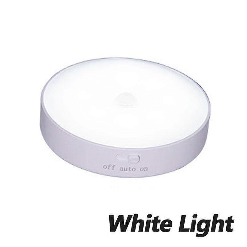 8 LEDS PIR Motion Sensor LED Night Light Wall Lamps Rechargeable Under Cabinet Light Wireless Closet Night Lamp