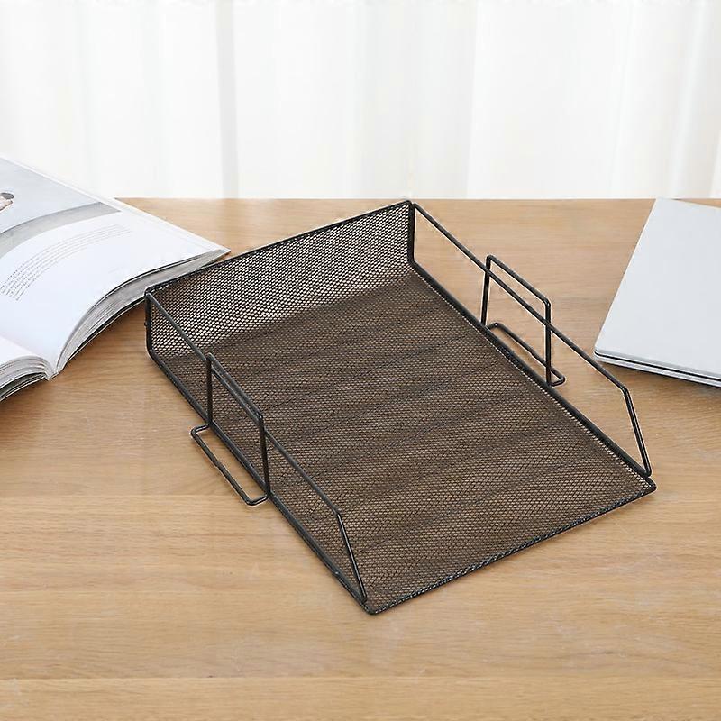 Net-Shaped File Rack Data Storage Frame Storage Rack Metal File Management Rack,Style: Vertical Single Layer  Vertical Single Layer 