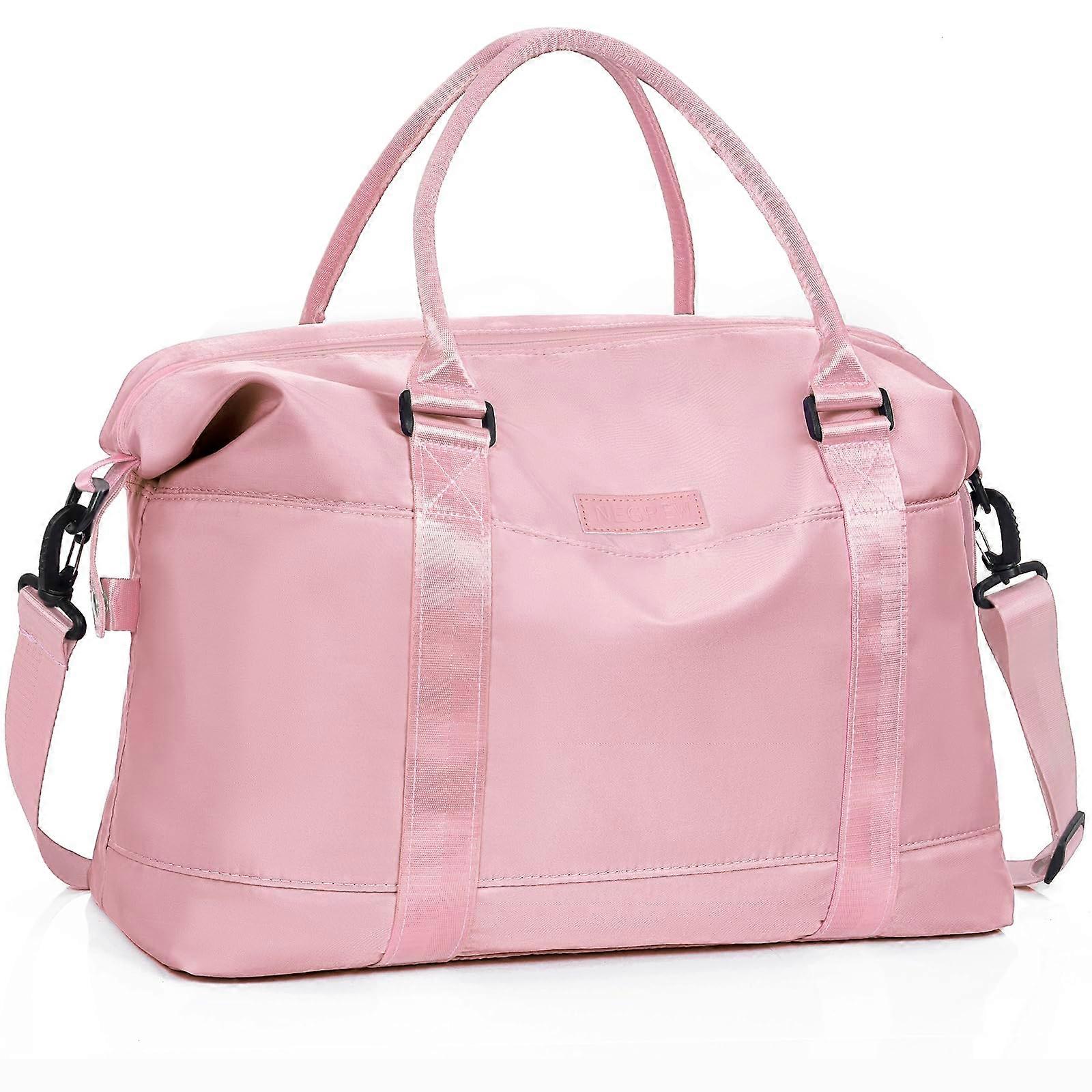 Travel Duffel Bag - Gym Weekend Use, Carry-On Compatible, Adjustable Shoulder Strap, Multiple Compartments