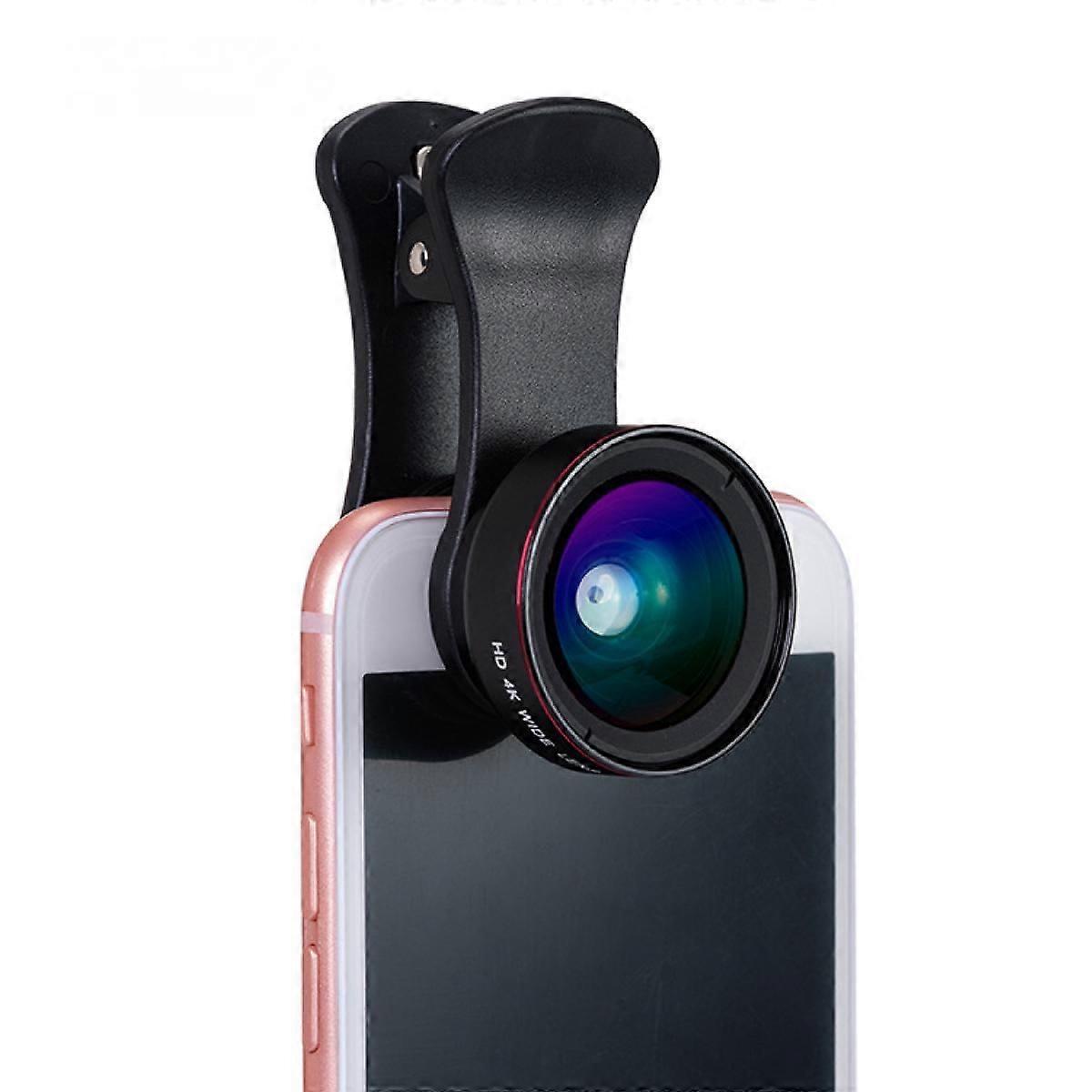 2 In1 Cell Phone Lens 15x Macro & 0.62x Wide Angle Lens