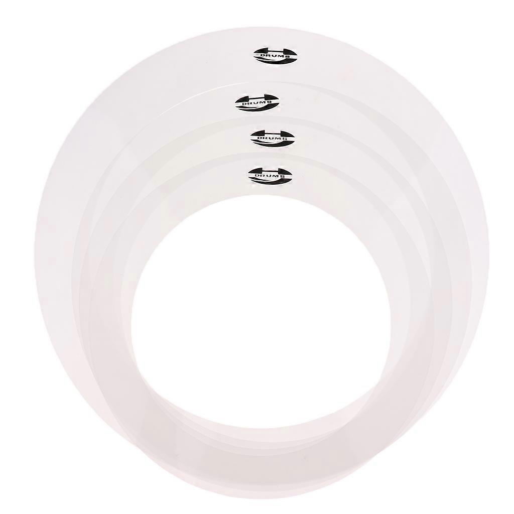 4Pcs Drum Damping Sound Control Rings Musical Instrument Accessories