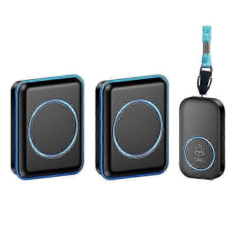 Caregiver Pager, FullHouse Wireless Call Button 1000  Feet, SOS Alert Nurse Calling Elderly Fall Help System For Patient/Disabled Monitoring At Home