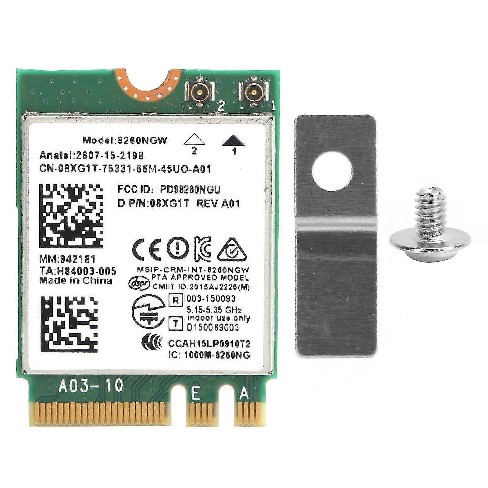 Wireless Network Card DualBand 2.4G/5G Wifi Module Bluetooth 4.2 for Dell xps 12 13 15