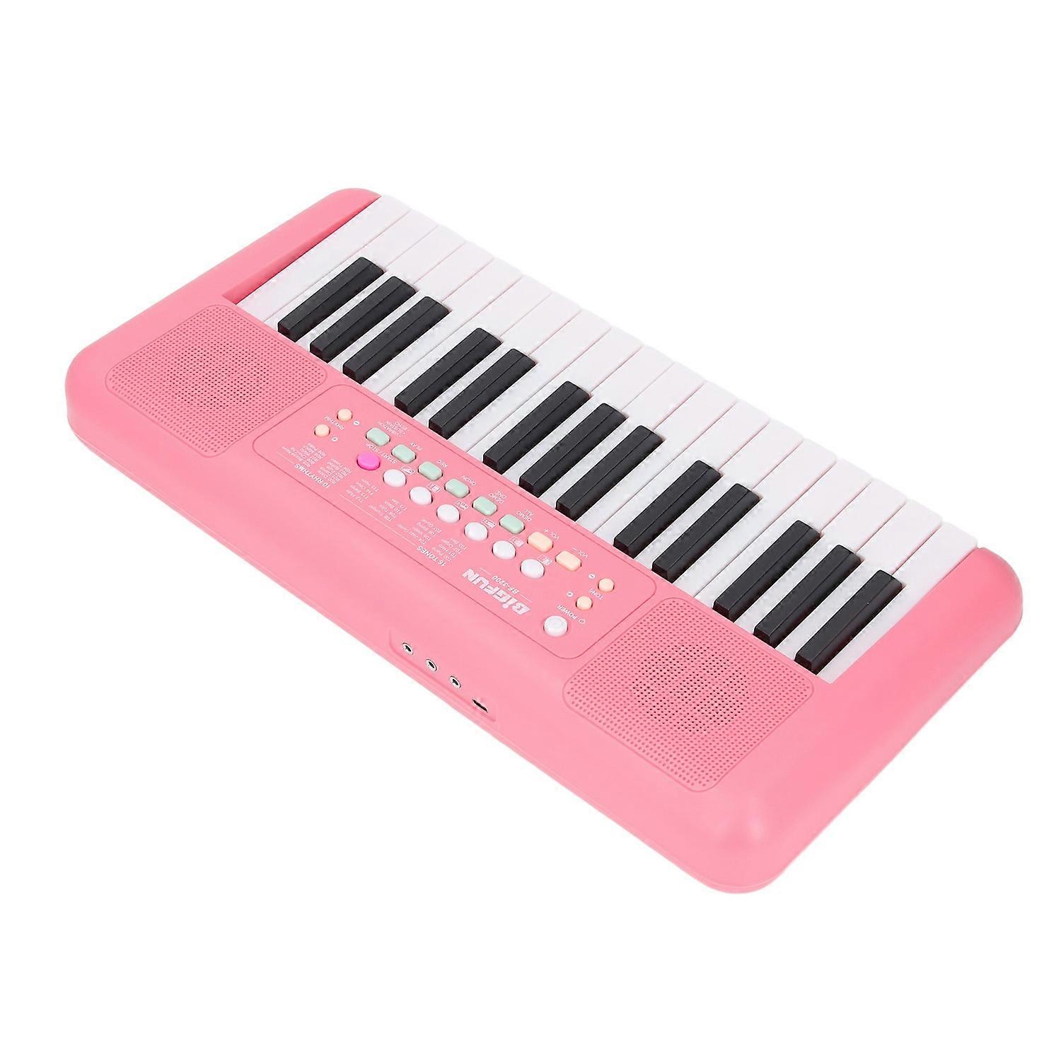 32 Keys Electronic Multifunctional Keyboard 16 Tones and 10 Rhythms 10 Demos Portable Keyboard Piano
