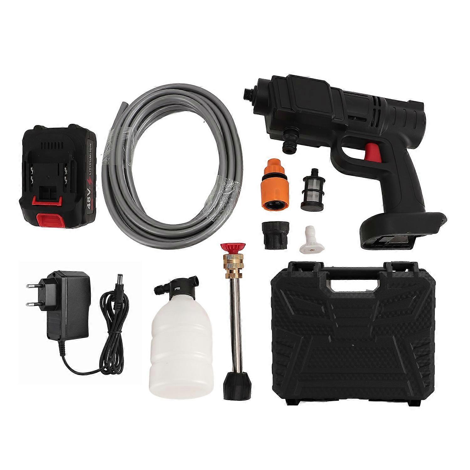 Cordless Pressure Washer 6000mAh Battery Portable Handheld Power Washer for Car Floor Wall Cleaning 