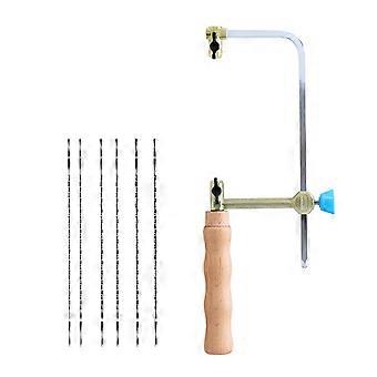 Adjustable Sawing Mini Hand Sawing Kit for Woodworking Crafts Jewelry Hand Tool Jewelers Sawing Woodworking Tool