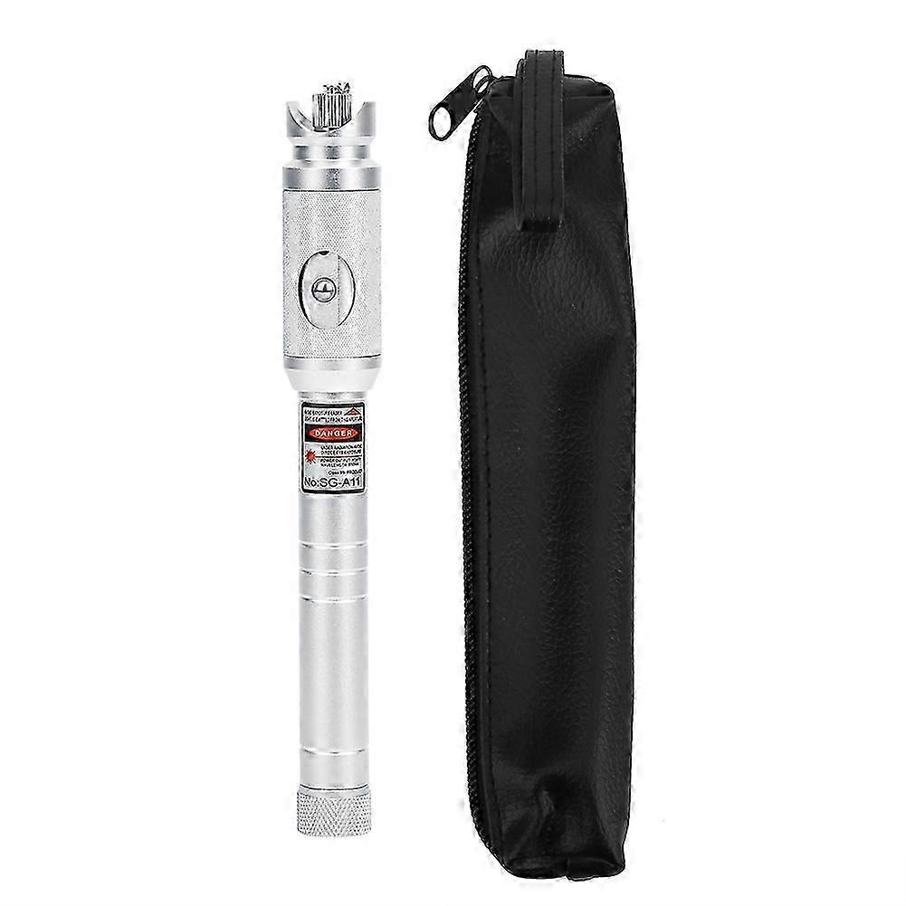 Optic Fiber Fault Locator All Metal Red Light Aluminum Alloy Shell Tool 30mW 30KM