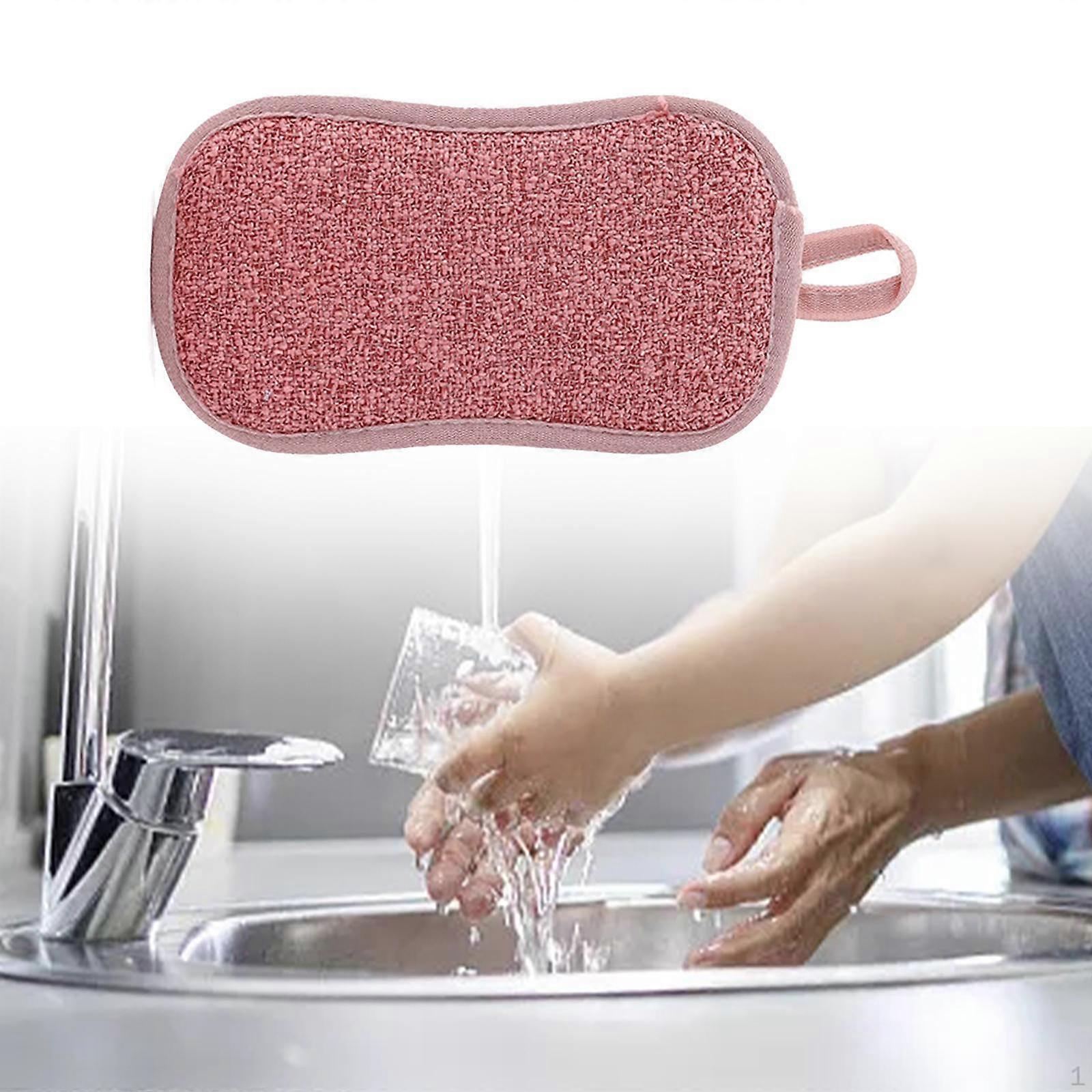 6 Pack Cleaning Sponge Kitchen Odorless Washable Microfiber Dish Towel Cloths for