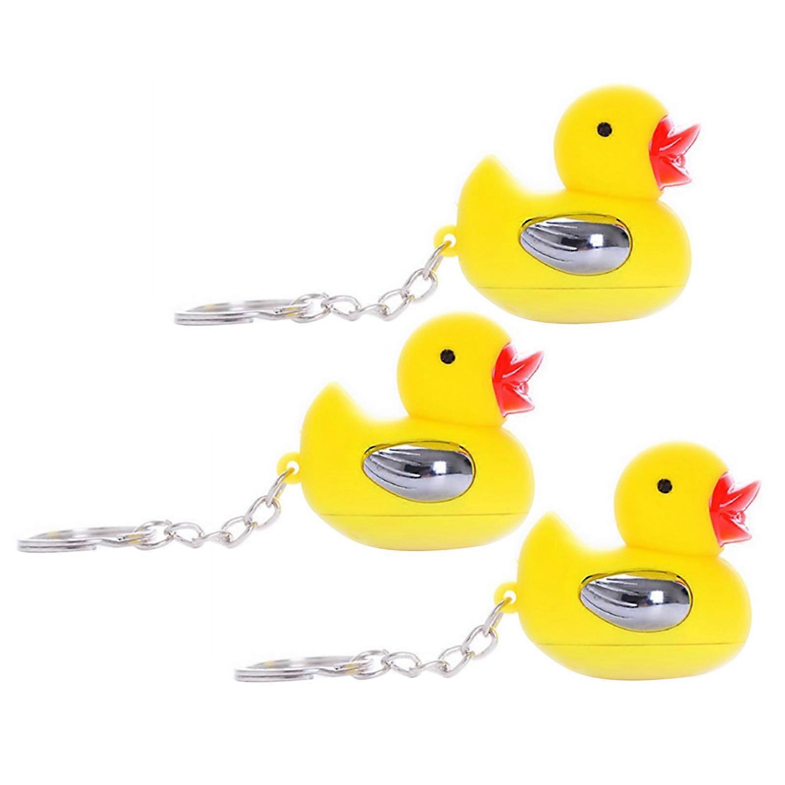 Electric Shocking Ducks Keychain for Adults Portable Gadget-Gag Joke Toy Novelty Gag Present
