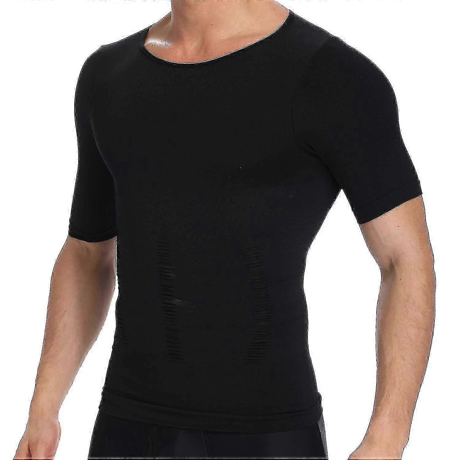 Men's Seamless Compression Undershirt Slim Vest