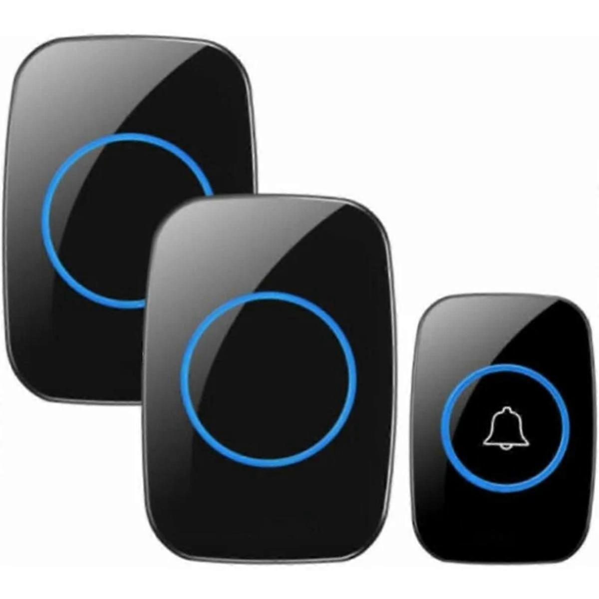 Elegant Chime Bell, Waterproof Wireless Remote Doorbell, Adjustable Volume, 38 Melodies, for Seamless Integration in Your Space