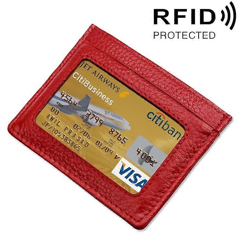Open Type Solid Color Card Holder