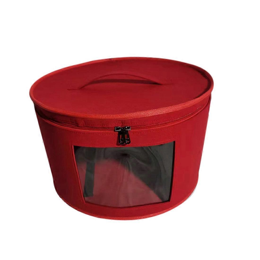 Hat Box Organizer Round Travel Hat Boxes Πτυσσόμενη τσάντα αποθήκευσης καπέλων με το αδιάβροχο καπάκι Μεγάλο καπέλο Stora