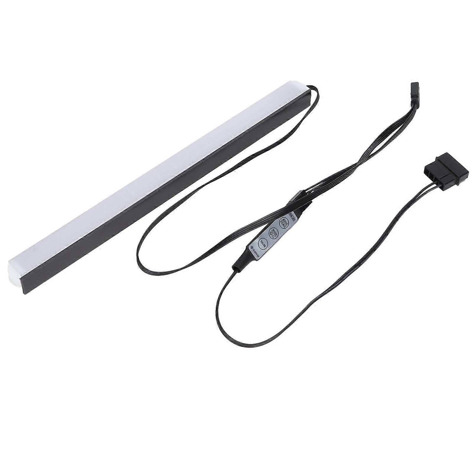 Illuminazione 12V LED Colorato Acrilico Magnetico 4 Pin Strip Lampada con controller manuale per custodia per computer