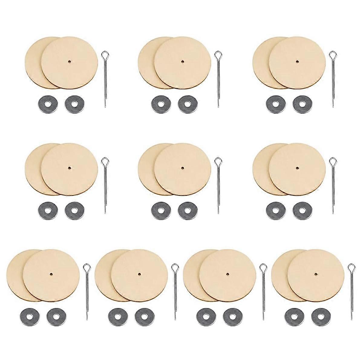 10 Sets Doll Joint Connectors Cotter Pin, 24mm