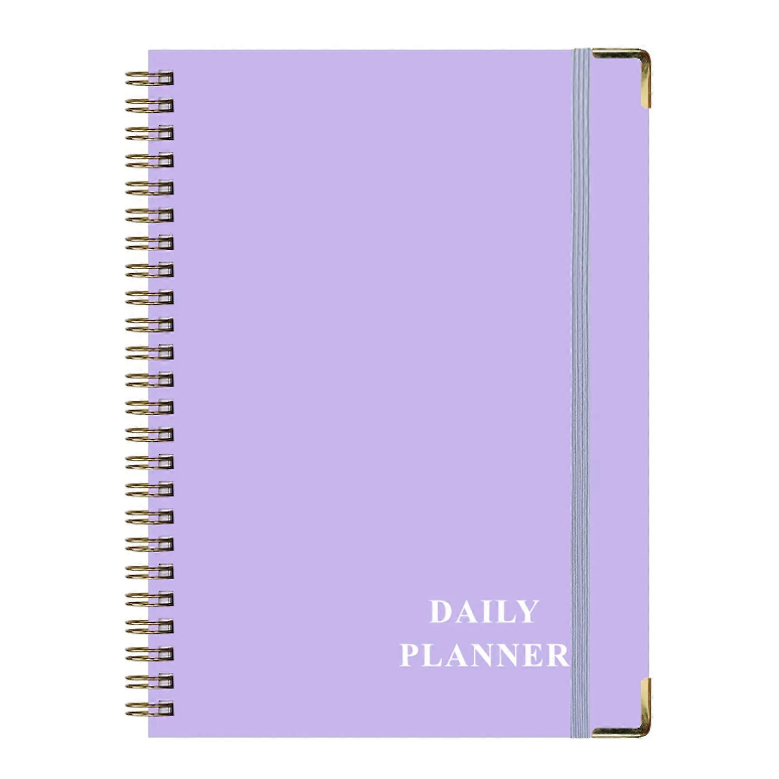 Weekly Planner for Weekly Plans Notes and Schedules, Coil Binding Academic Planner Weekly Journal Notebook for Student taro purple