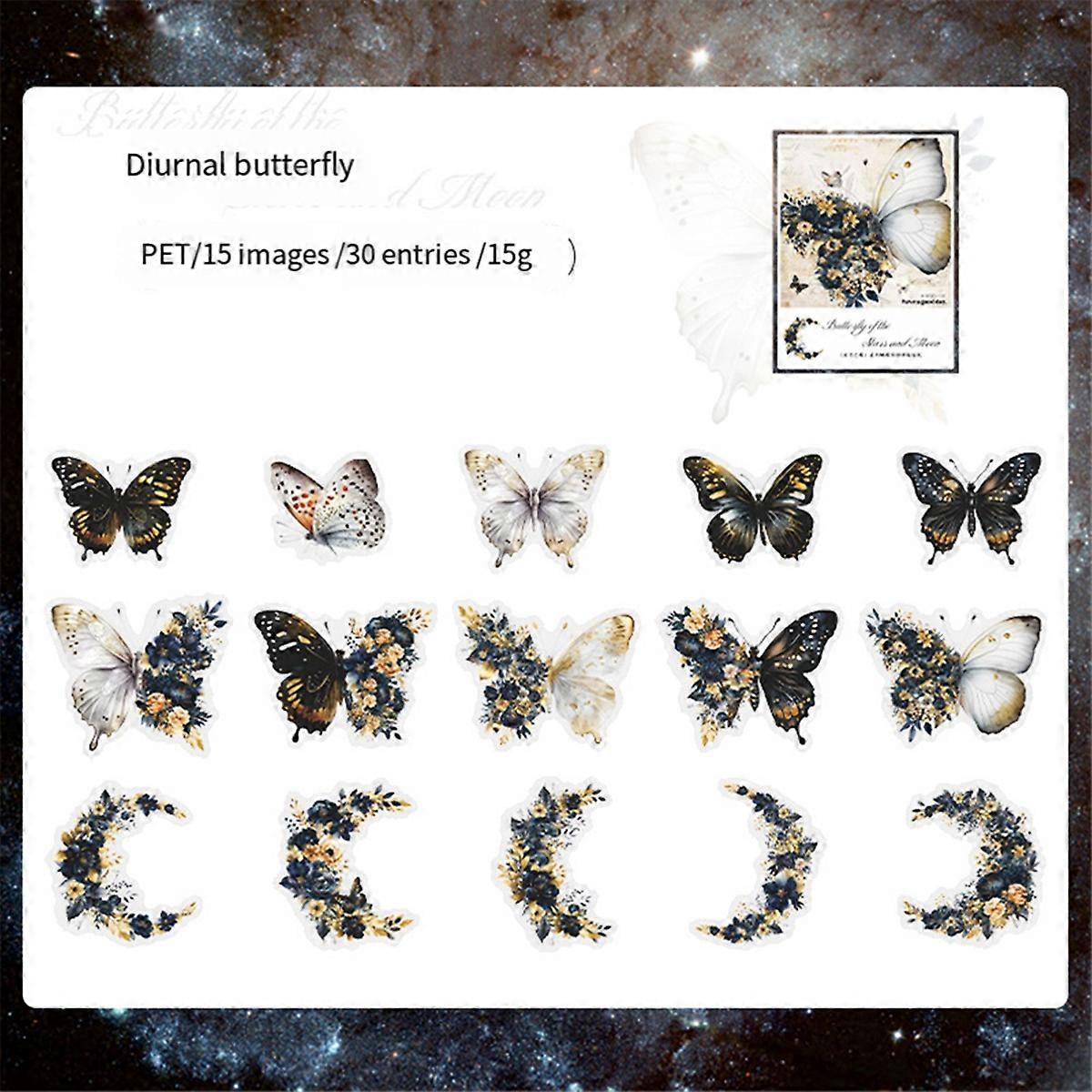 Retro Notebook Decoration Material Stickers DIY Decorative Sticker for Notebook Labels,