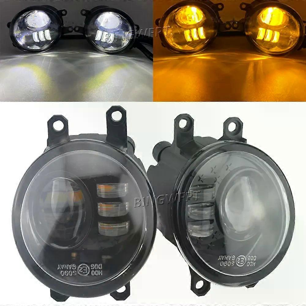 Applies toFog Light Assembly Double LED Lens Fog Daytime Running Lamp DRL 12V H11 Fog Lights For Lexus RX350 RX450h 2010 2011 2012 2013