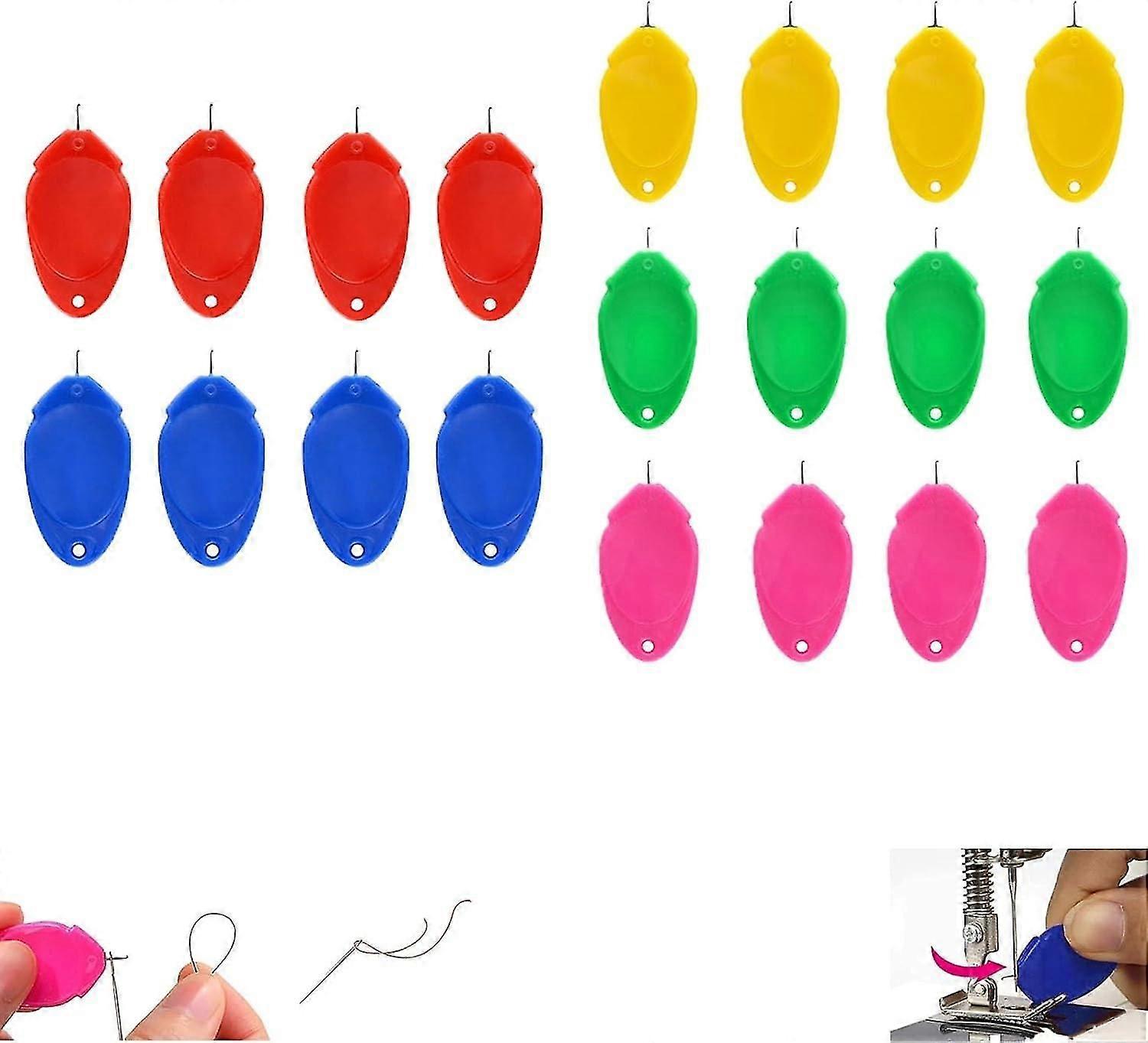 Sewing Machine Needle Threader, 20pcs Needle Threaders for Hand Sewing, Easy Threading Aid Needle Threader Tool, Great for Needle Work, Sewing Machin