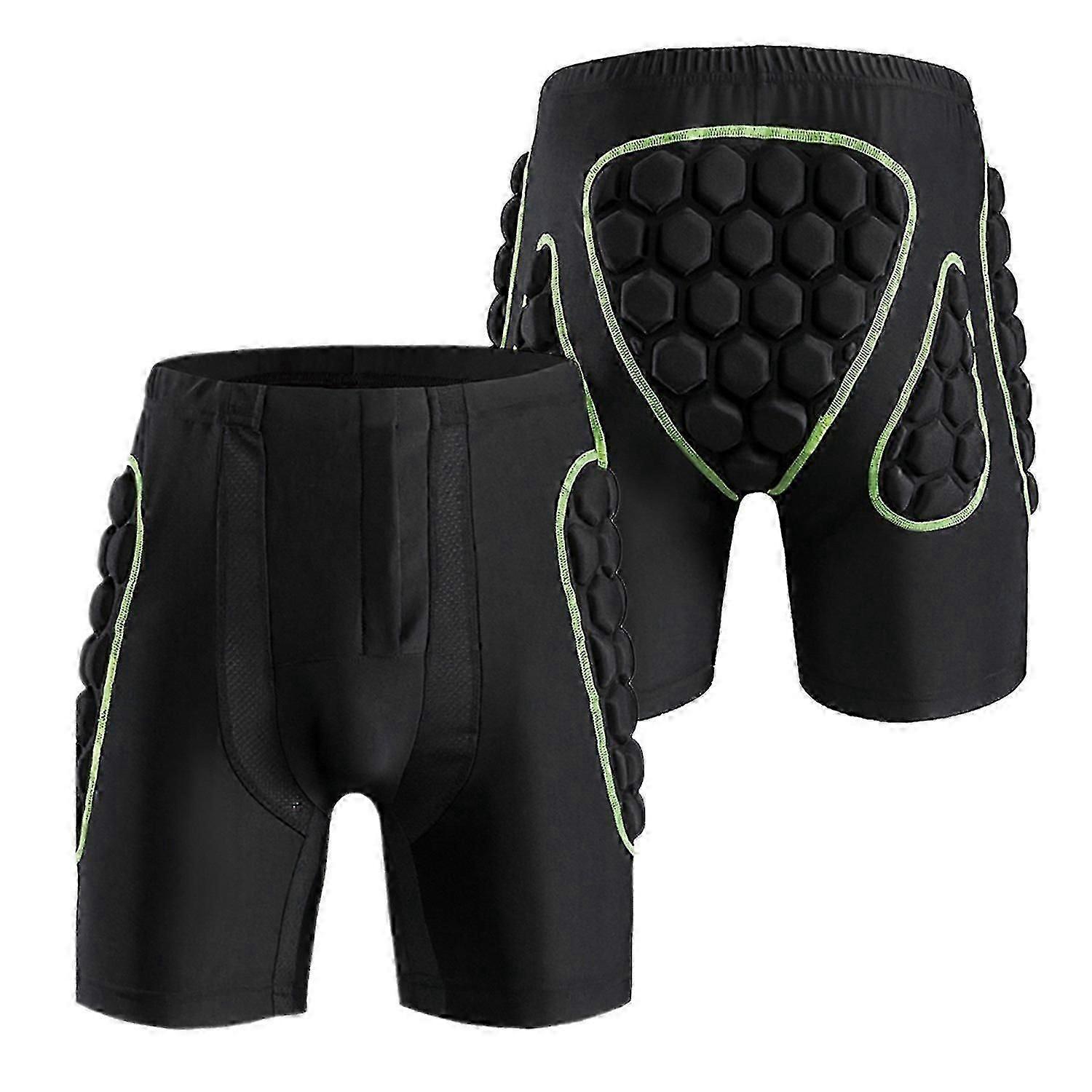 Women's Hip Butt Protection Padded Shorts Armor Hip Protection Shorts Pad for Snowboarding Skating S