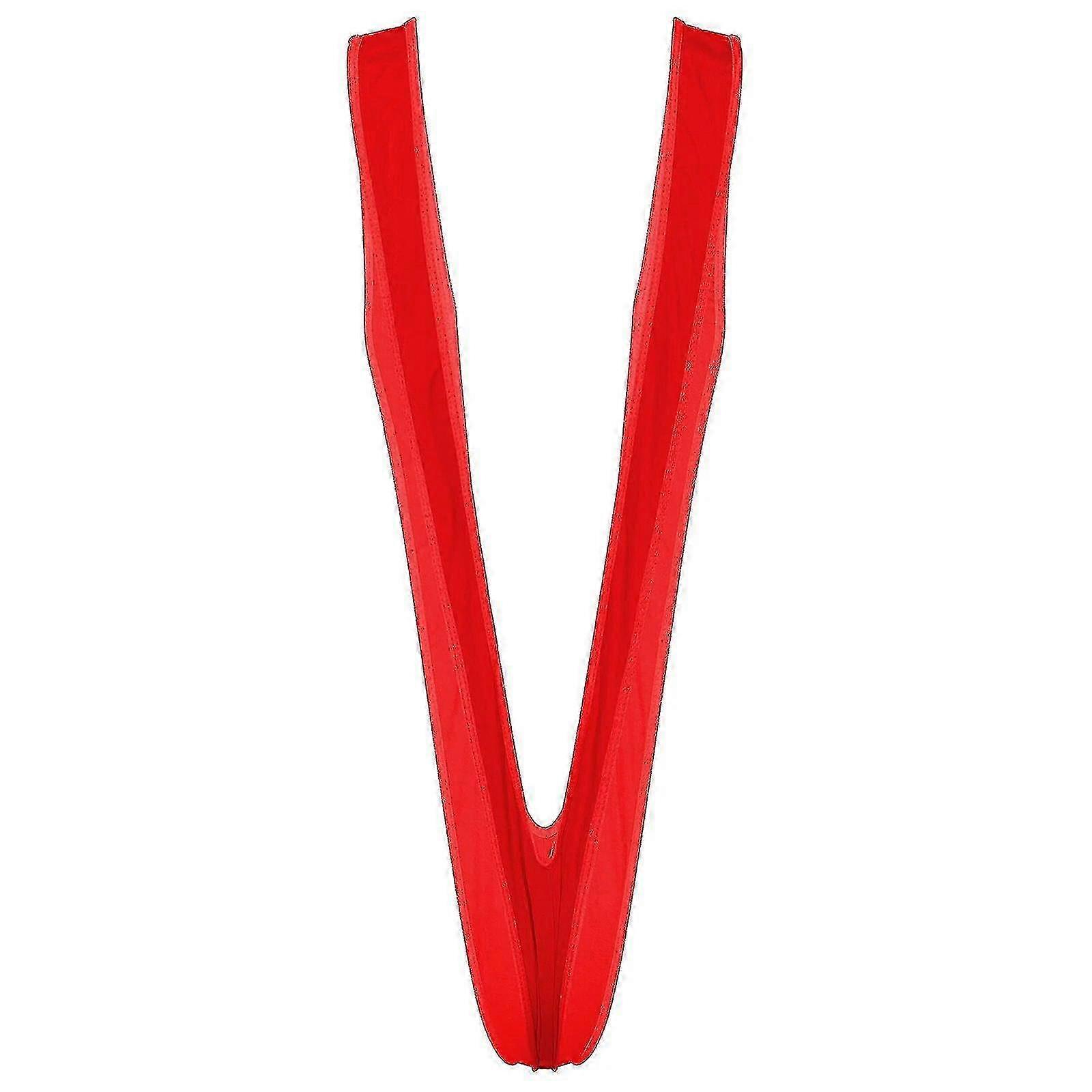 ملابس السباحة الرجالية ذات القطعة الواحدة ذات الرقبة العميقة بلون الصلبة مع تصميم Monokini لملابس البحر والسباحة