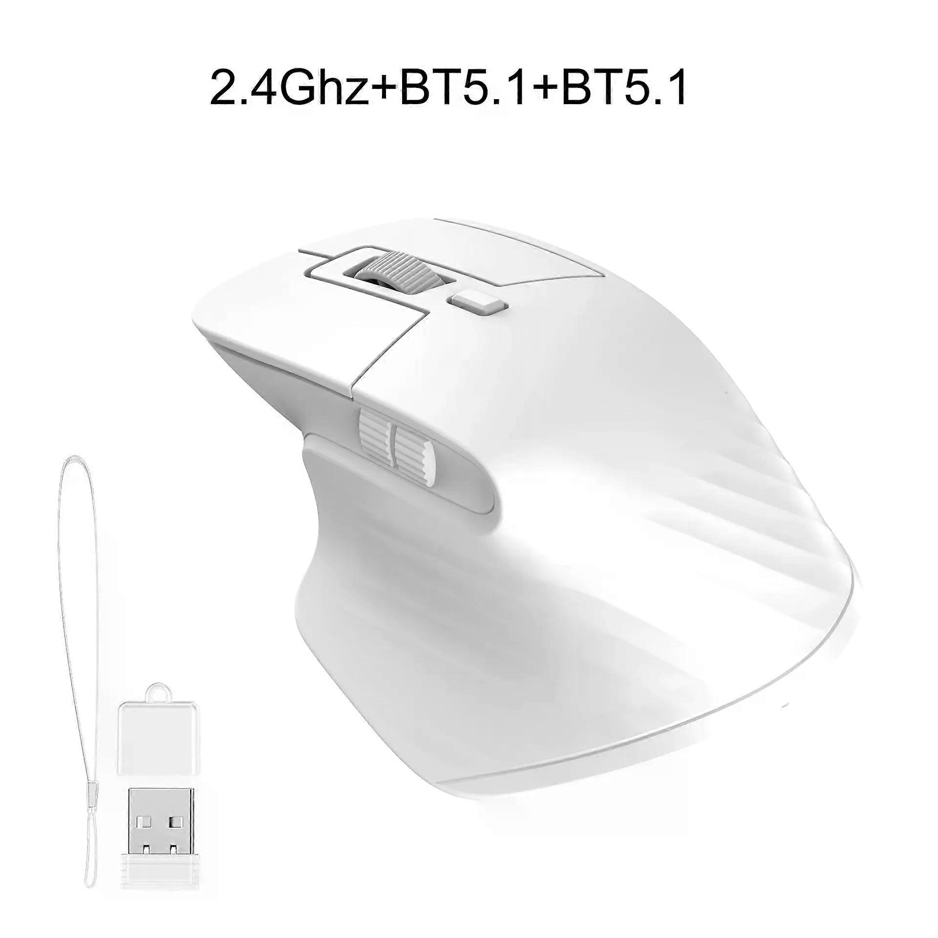 Wireless Vertical Mouse Ergonomics Design Dual-mode Rechargeable Mini Portable Mause Office Use Gift For Kid Small Hand Mice