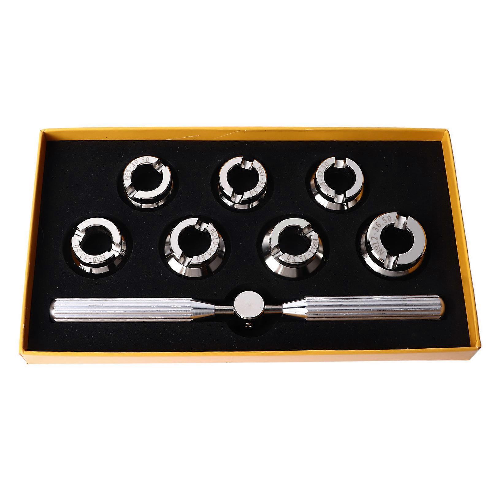 Press Type Watch Friction Tube Removal Tool with 7 Pins Rotation Button Watch Repair Tool for Watchmaker