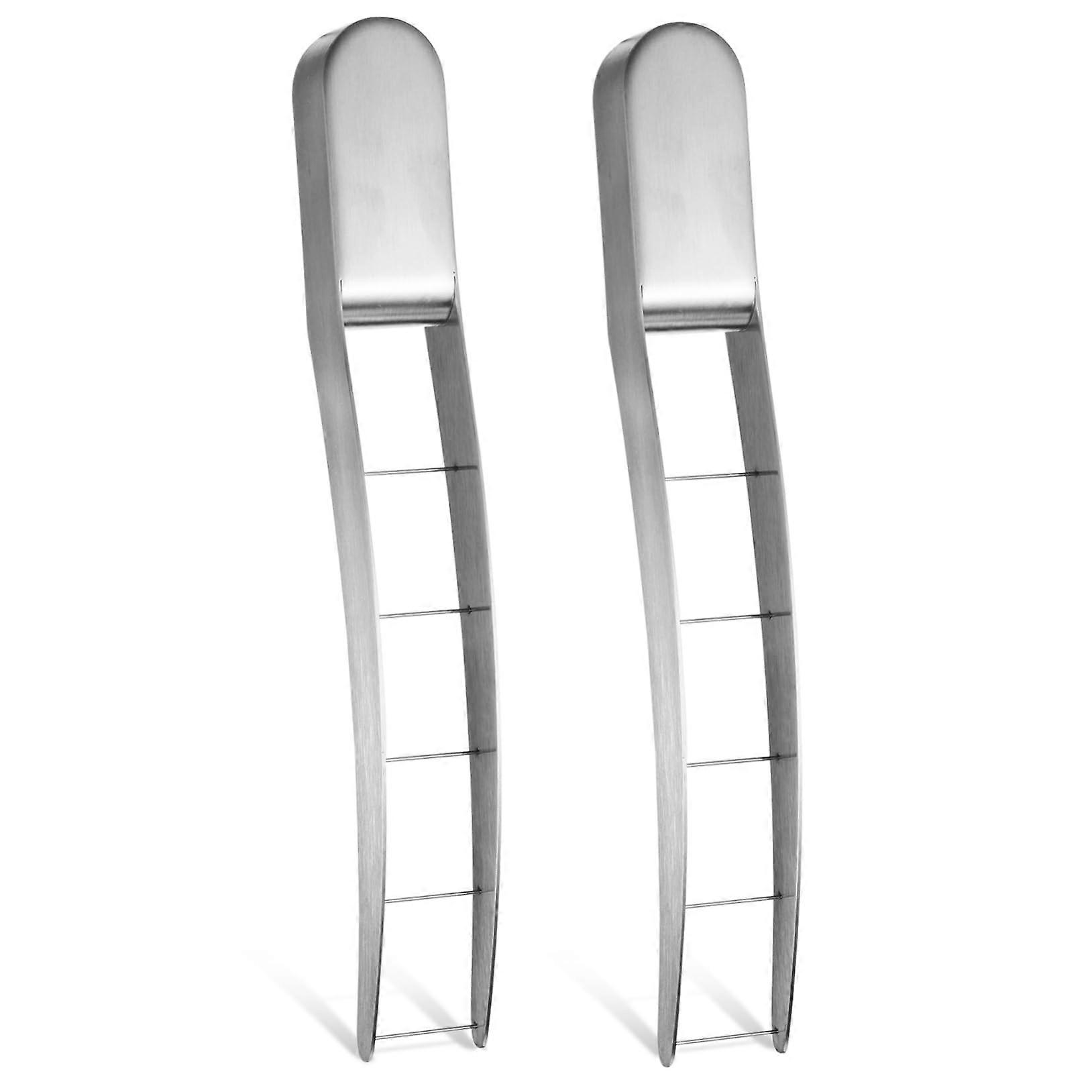 Watermelon Cutting Gadget - 2 Pcs Stainless Steel Slicer with Comfortable Handle, Fruit Slicing Tool for Easy Serving