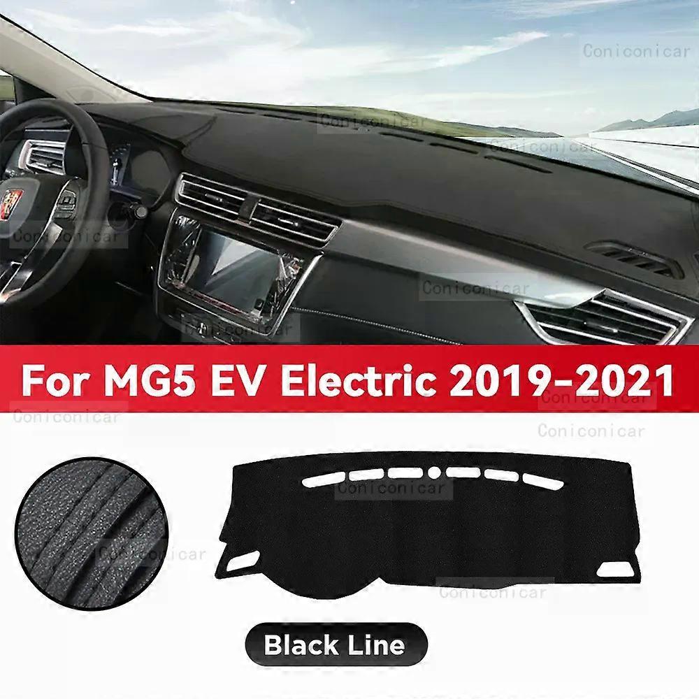 לוח מחוונים כיסוי מחצלת כרית מגן עבור MG MG5 EV חשמלי 2019-2021 אביזרי רכב לוח דאש שמשיה נגד UV שטיח Dashmat