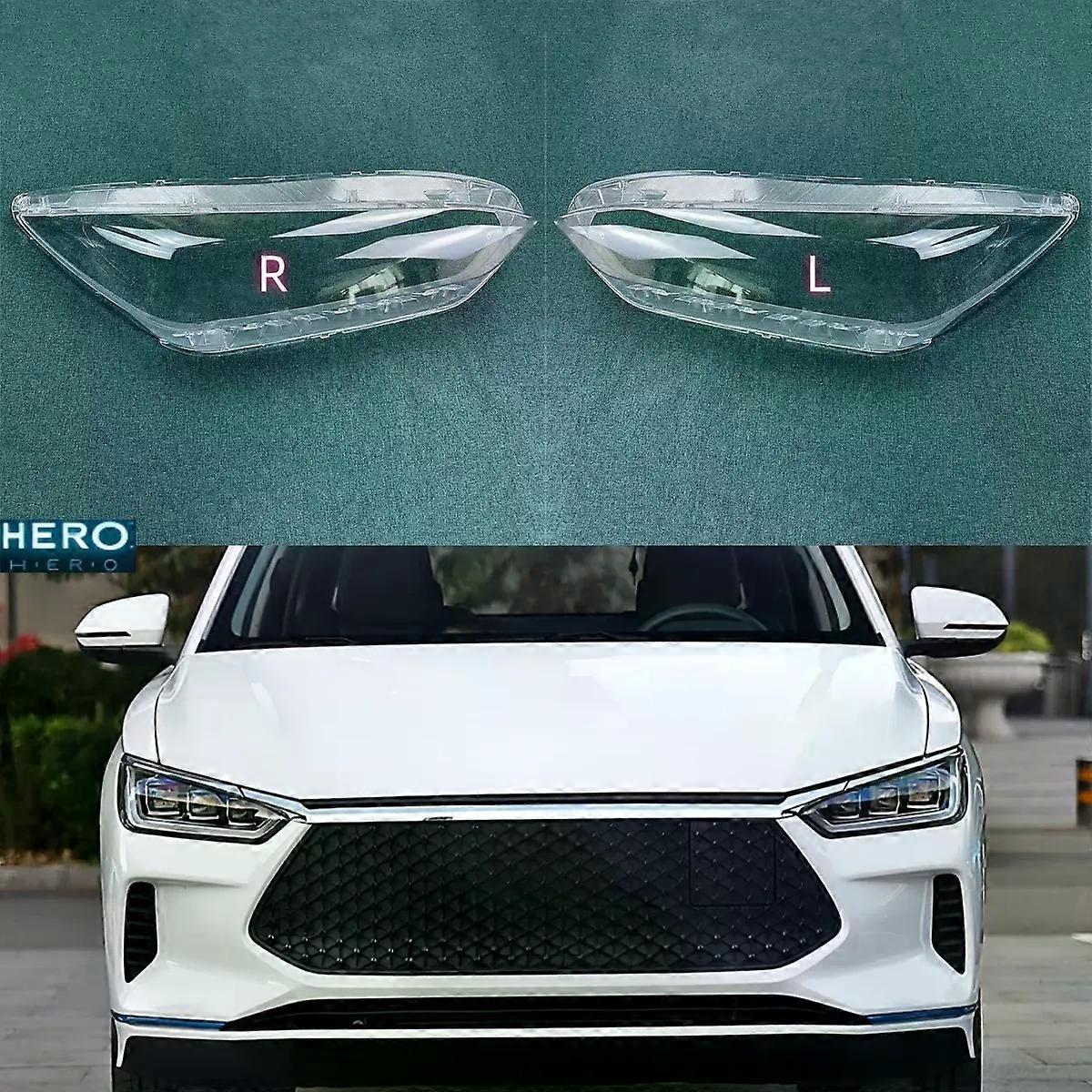 High qualityFor BYD E2 E3 2019 2020 2021 2022 Headlight Cover Transparent Headlamp Lamp Shell Replace Original Lampshade Plexiglass