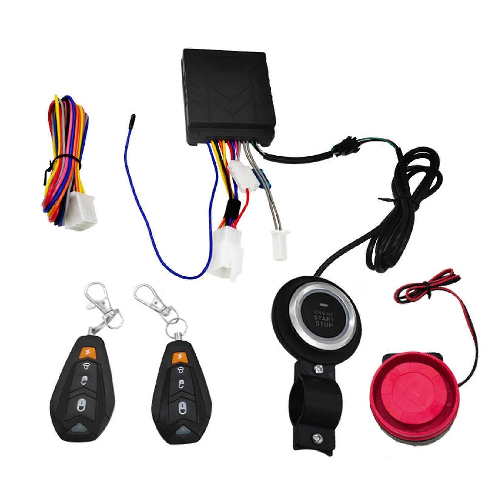 Car Remote Starter Kits, Car Push Engine Start Button Kit, Universal Push to Start Ignition Kit
