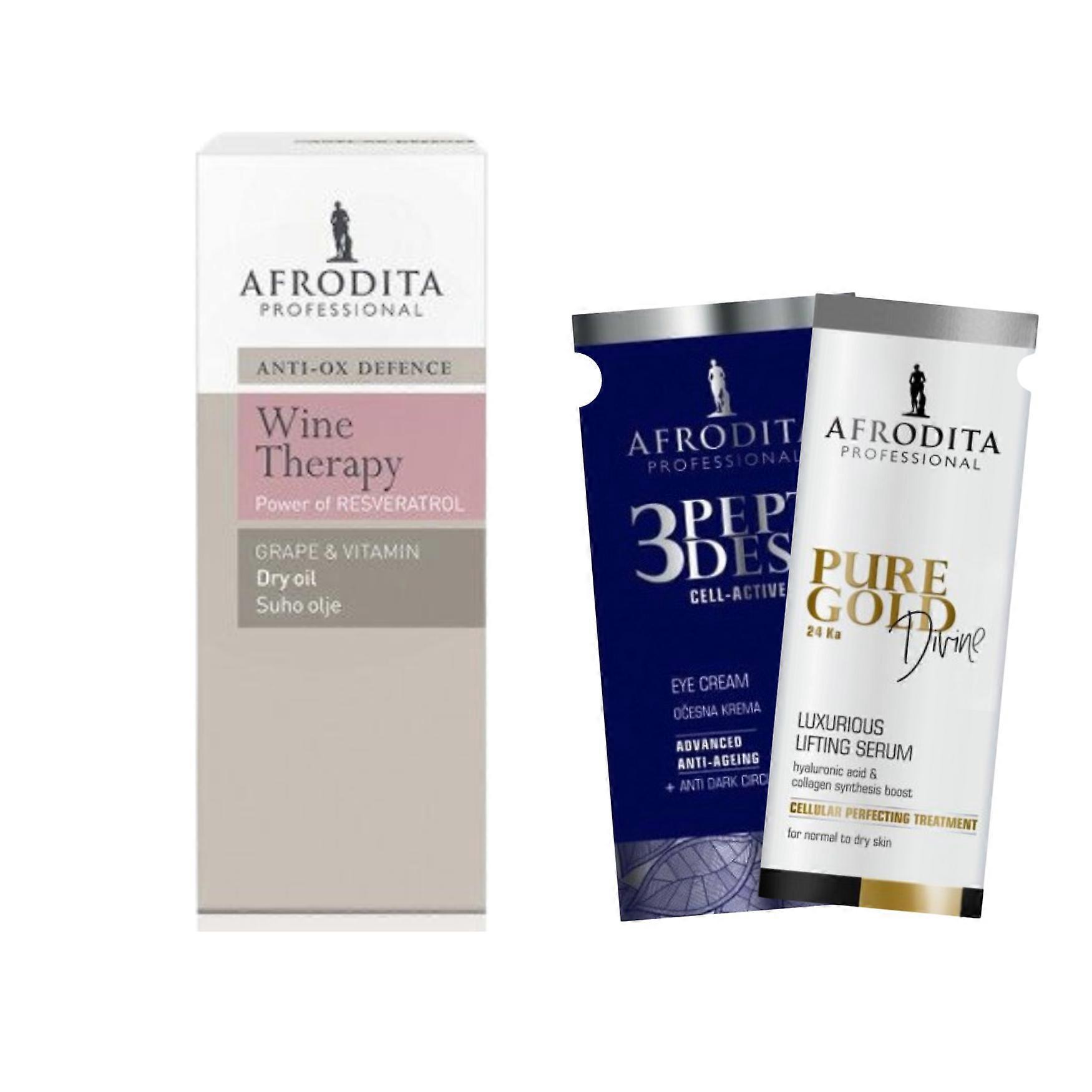 Afrodita Wine Therapy Dry Facial Oil + 2 Samples