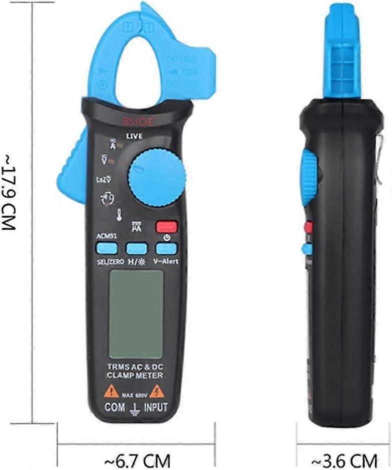ACM91 Digital Clamp Meter AC/DC Current True RMS Auto-Ranging 6000 Counts Volt Meter Low Impedance Voltage Tester Digital Multimeter