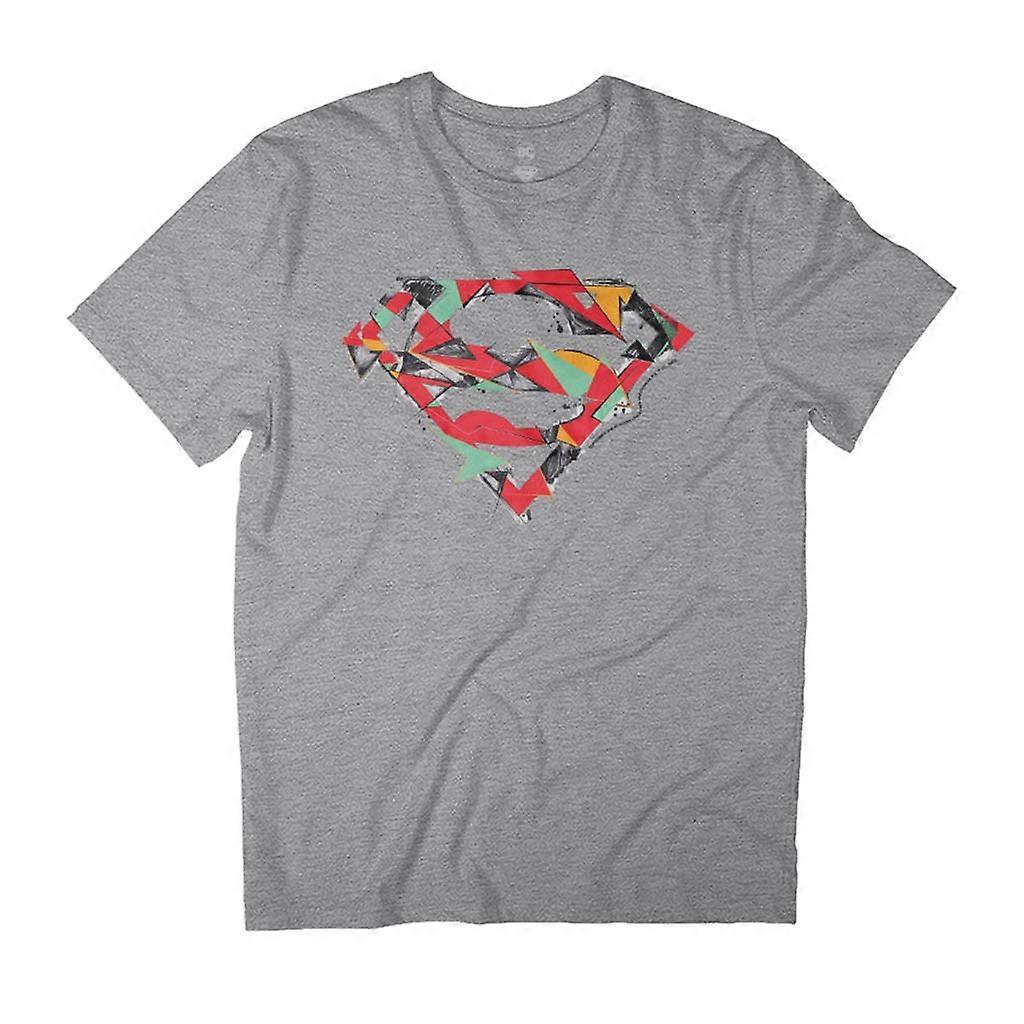 Superman Abstract Art Logo Men's T-Shirt