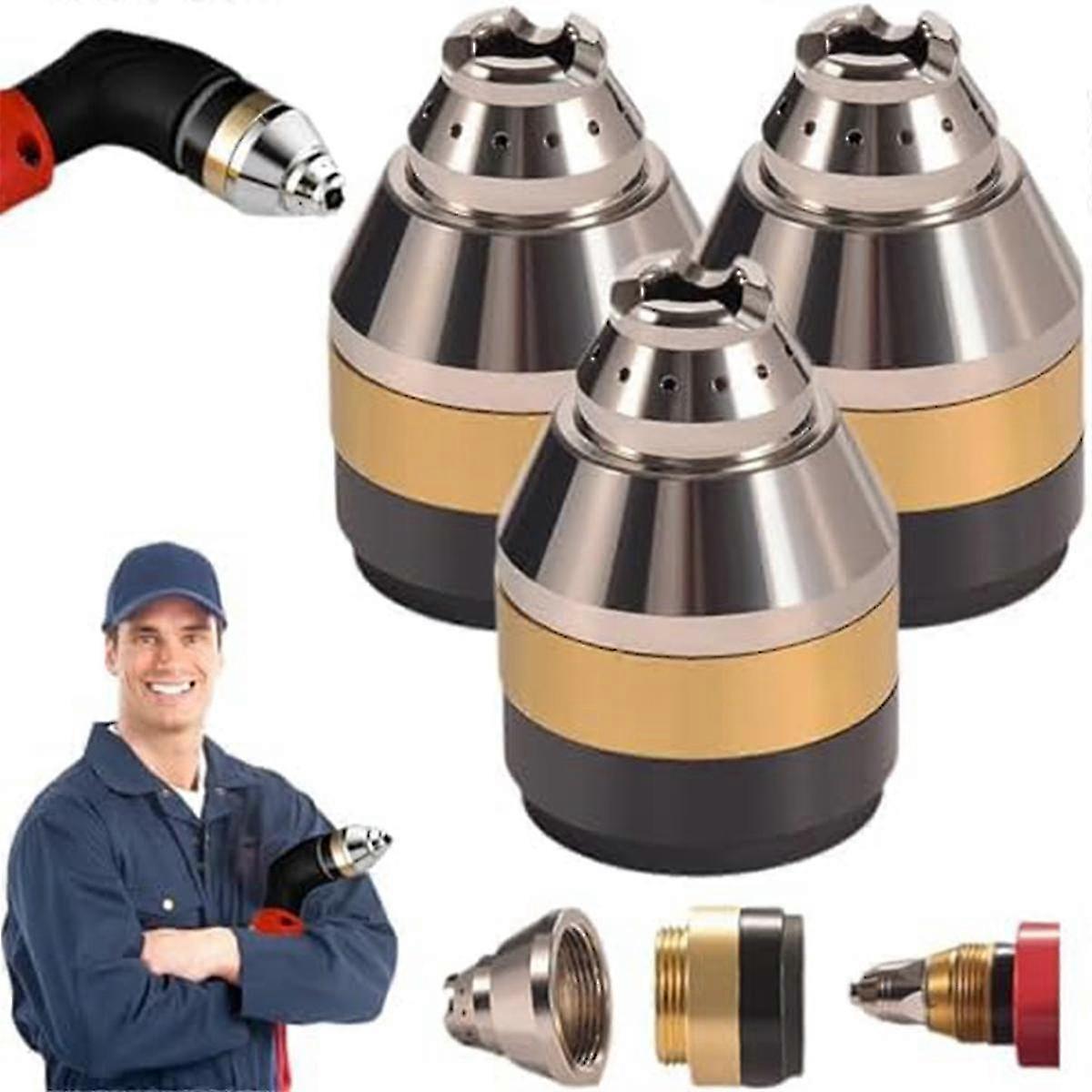 P80 Plasma Cutting Nozzle Protective Cover, Plasma Cutter Tips Electrodes Cover, Contactable Protec