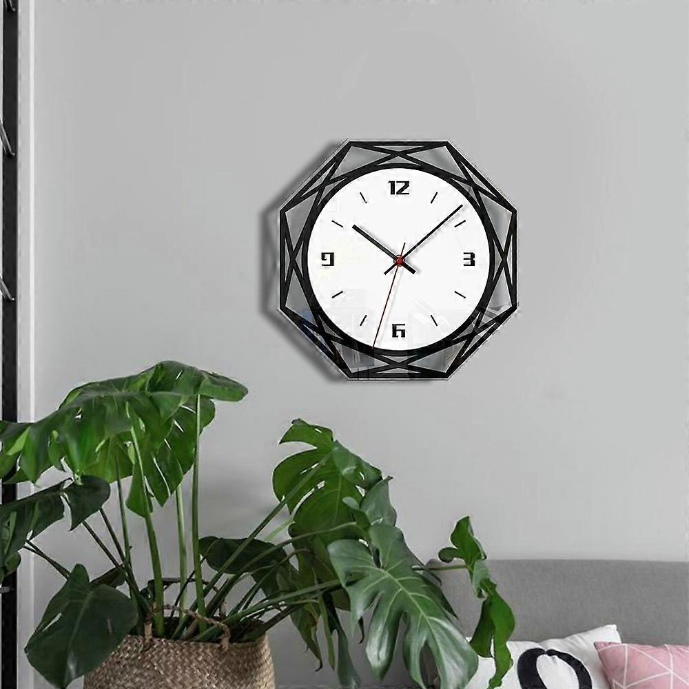 Home Decoration Acrylic Wall Clock Creative Transparent Clock 28X28CM