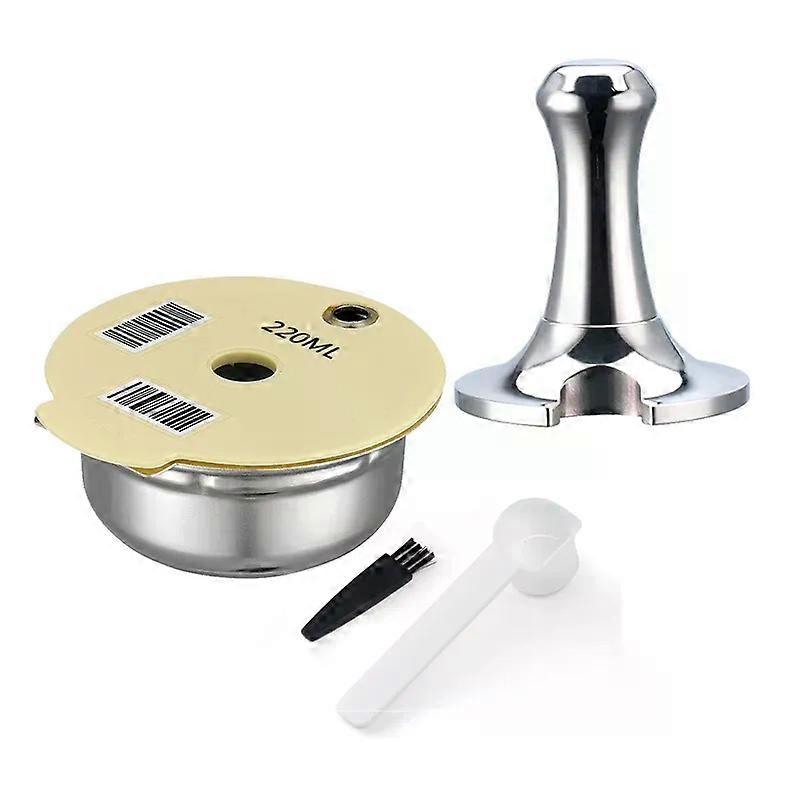 Stainless Steel Reusable Coffee Capsule Pods compatible for Bosch Tassimo Happy Suny Vivy Coffee Maker Refillable Filter
