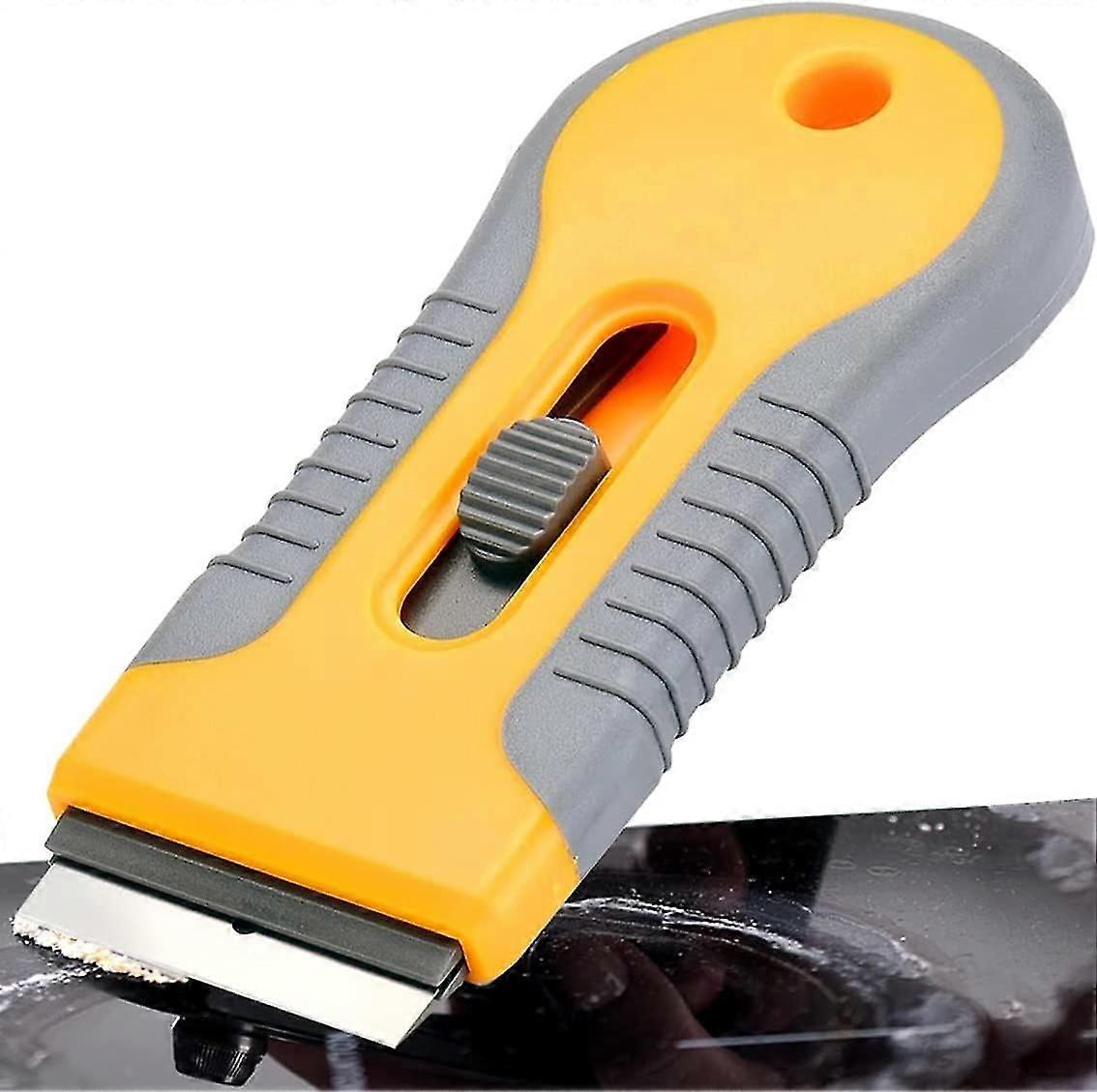 Bazhou Hob Oven Glass Cleaning Tool Non Scratch ، مع 15 بديلا احتياطيا لمواقد السيراميك ، مواقد الزجاج ، تنظيف الفرن ، باب الفرن ، النوافذ ، زجاج الطلاء