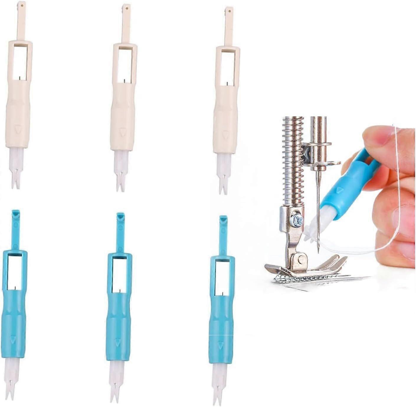 2025 Latest Model  6 Pcs Sewing Machine Needle Threader Tool Automatic Needle