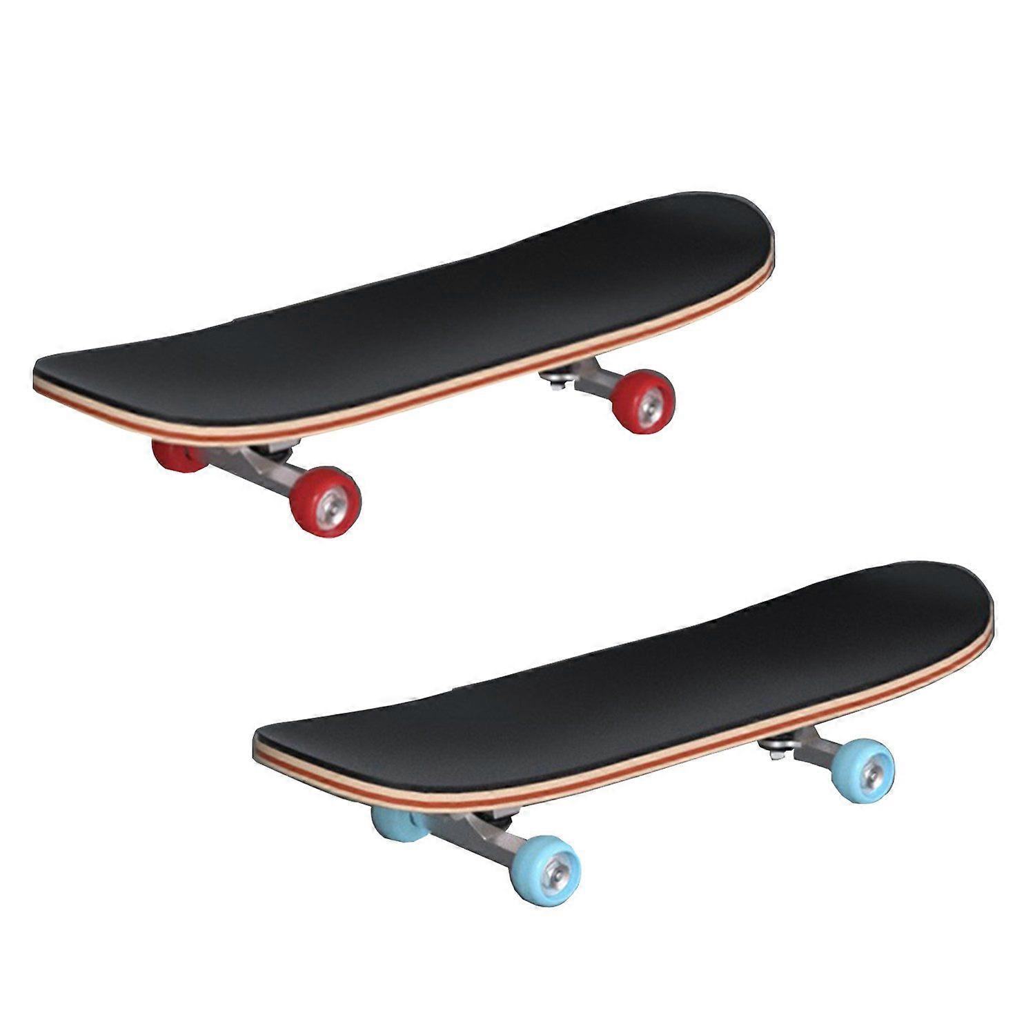 Finger skateboard Fingerboard red and blue with vibrant design and smooth performance