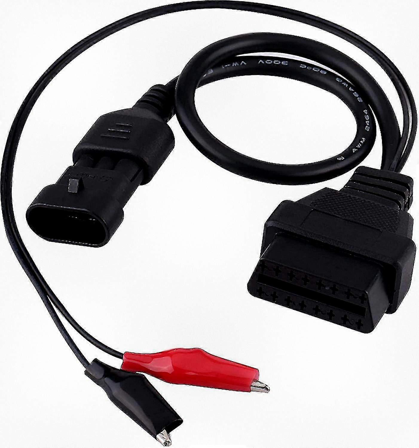 3-Pin and 16-Pin Diagnostic Adapter Cable for On-Board Vehicle Trouble Codes