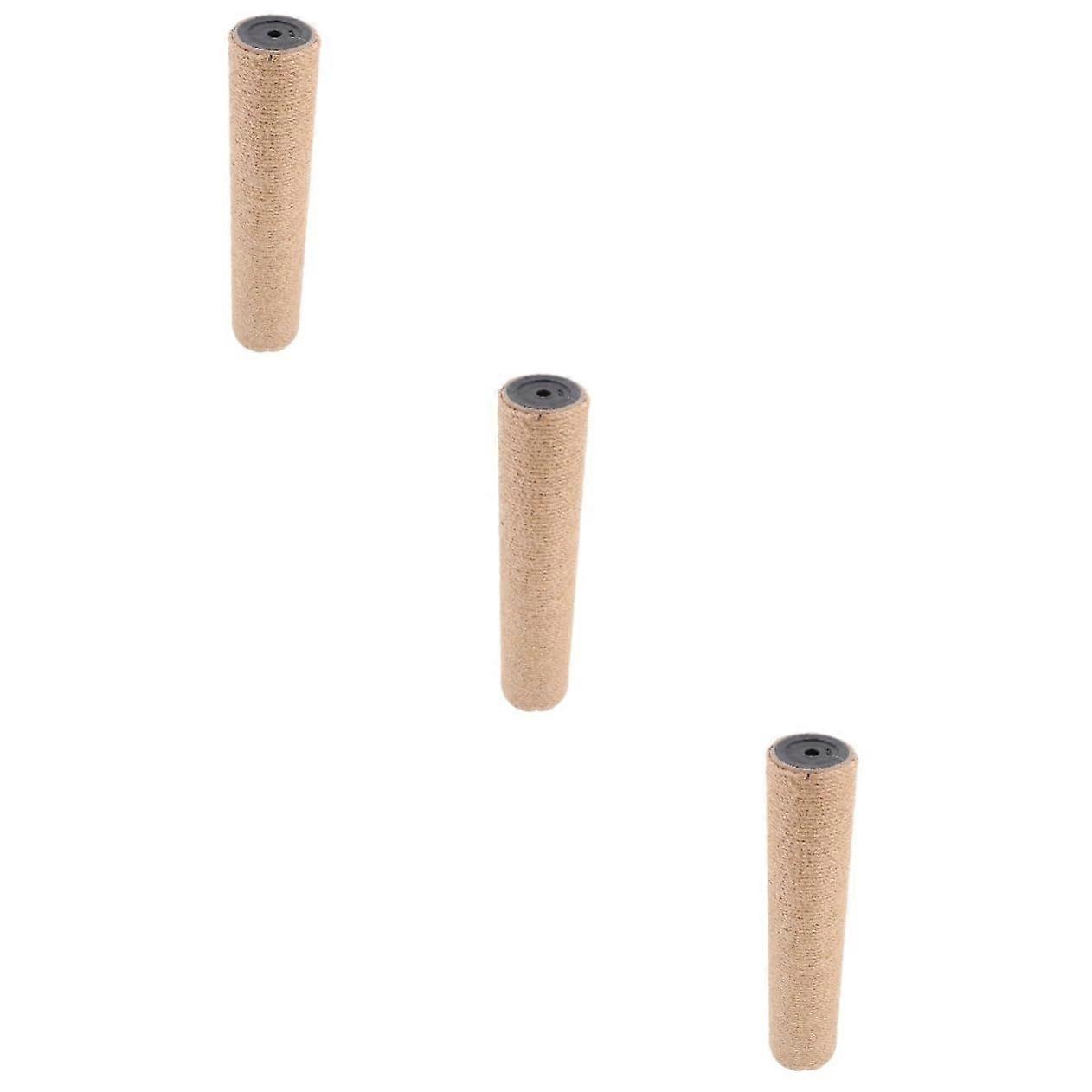 3pcs Cat Scratching Post Reusable Jute Pole for Indoor Cats Resting Platform