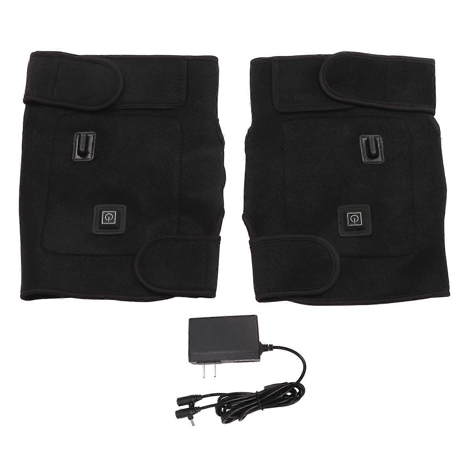 Heated Knee Brace 3 Temperature Gears Promote Circulation Knee Heating Wrap Pad with Pocket