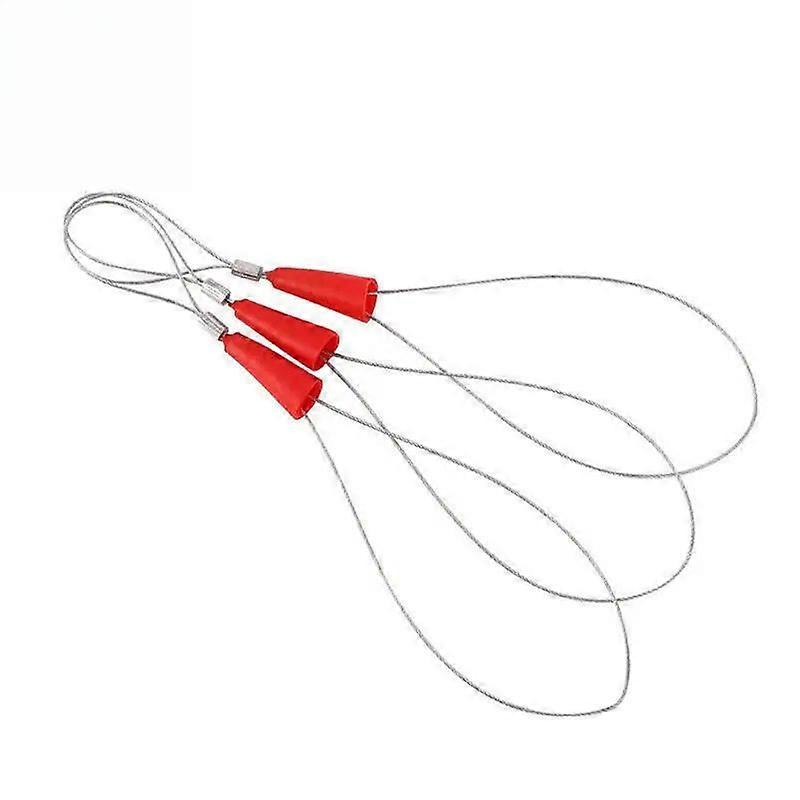 New 2PCS Cable Puller Wire Grips Quick Pulling Wire for Cable Fish Tape Reel Blue red cable harness