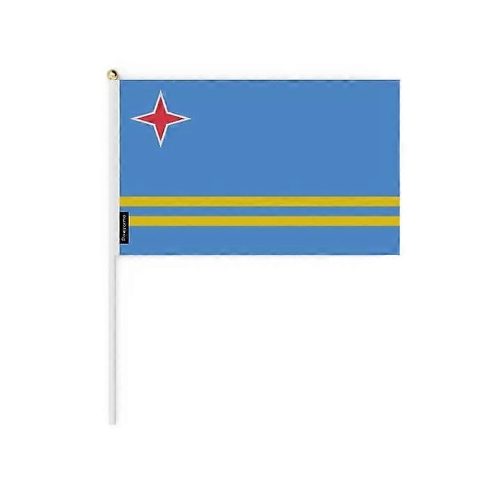Flag - Aruba - Mini Flag 30x45 cm - Durable Polyester - Double-sided Print - Multicolor