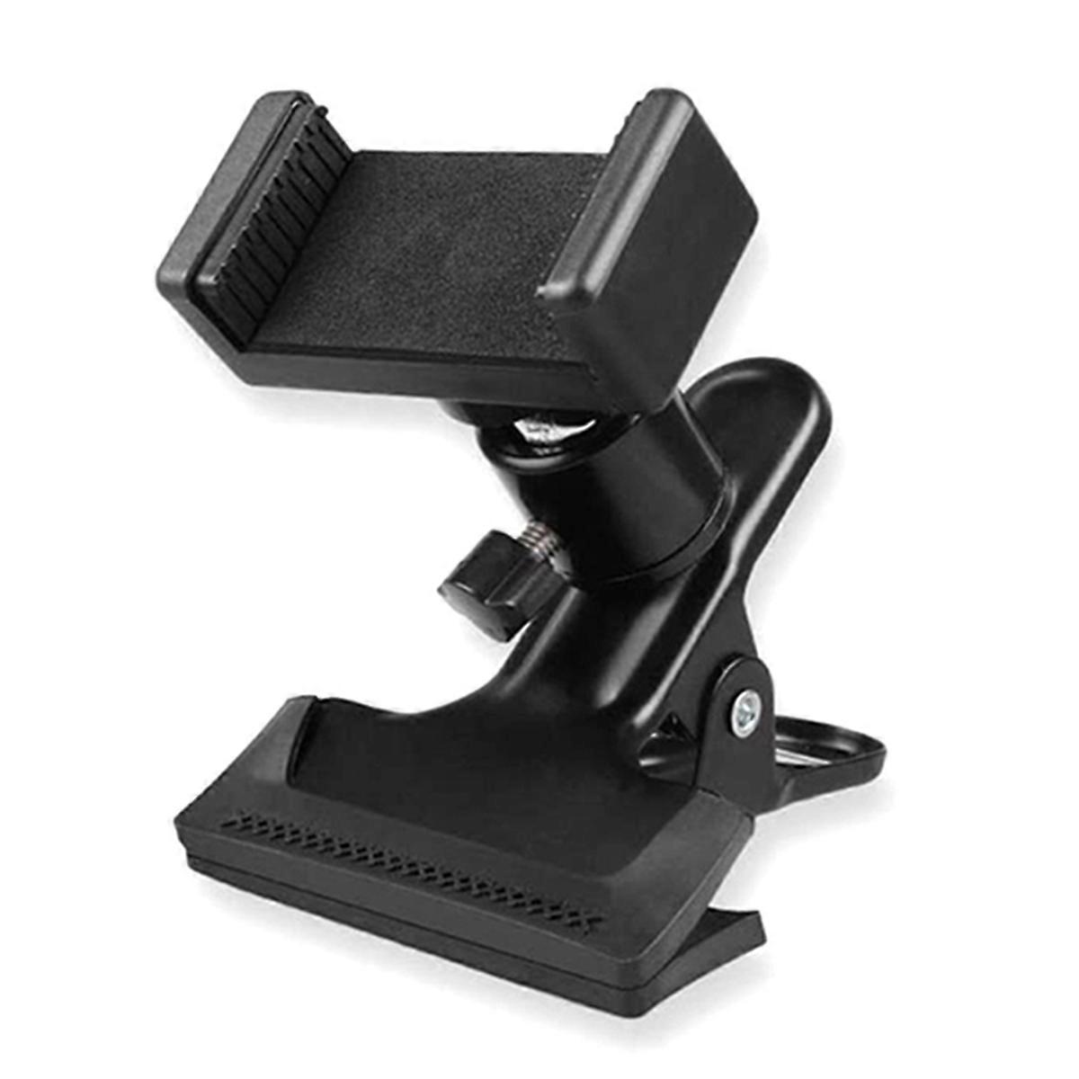 Clip Mobile Phone Holder Live Broadcast Bracket Stand Tripod Clip Head for Mobile Phones, Action C
