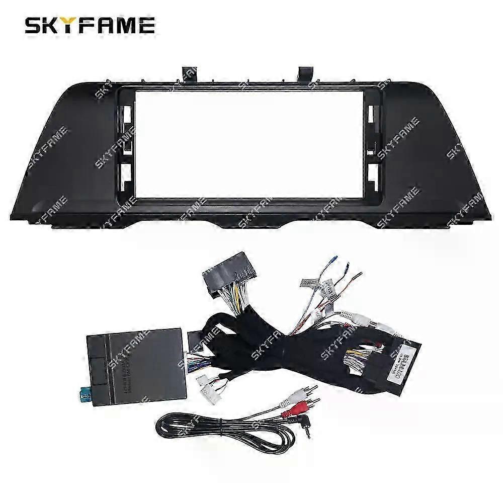 Applies to Car 12.3 Inch Frame Fascia Adapter Canbus Box Decoder Android Radio Dash Fitting Panel Kit Suitable for BMW 5 Series F10 F11